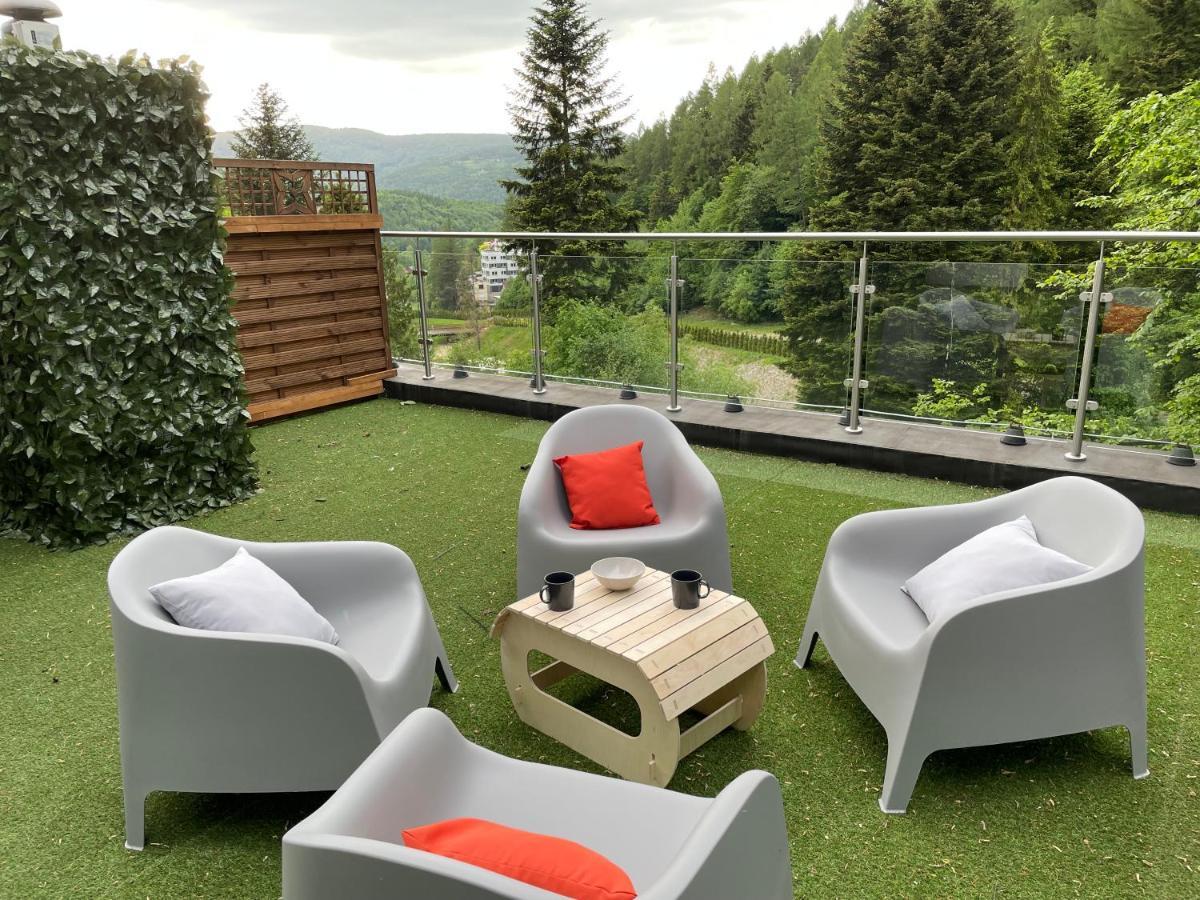 Apartament Kurort Kozubnik - Taras Nad Potokiem Porąbka Kültér fotó
